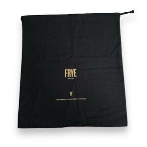 Frye Dustbag Drawstring Black Bag For Shoes Handbags Purses 16 Inch X 18 Inch